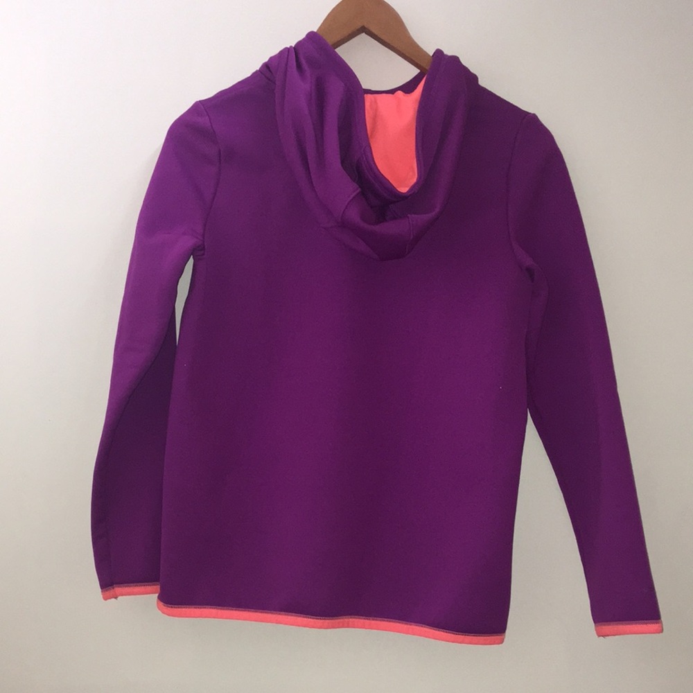 Girls Under Amour Hoodie Size YLG - Picture 3 of 4